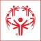 Special Olympics logo of stick figures holding hands appears on a white background