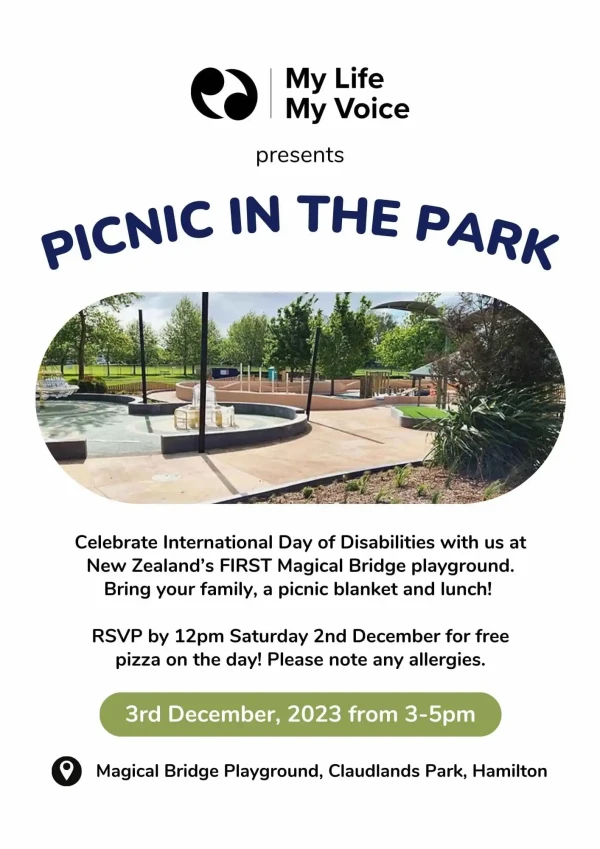 Picnic in the park poster reads the same infomration as above. 