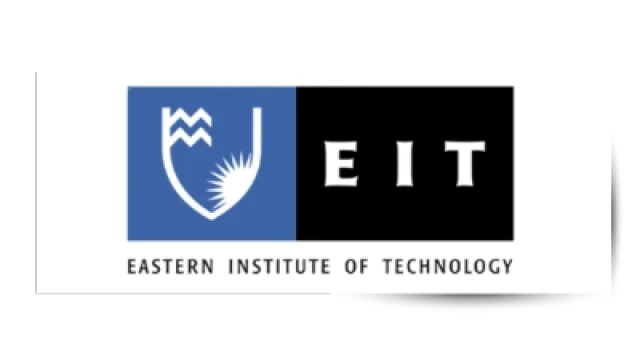 Black and blue EIT logo on white background