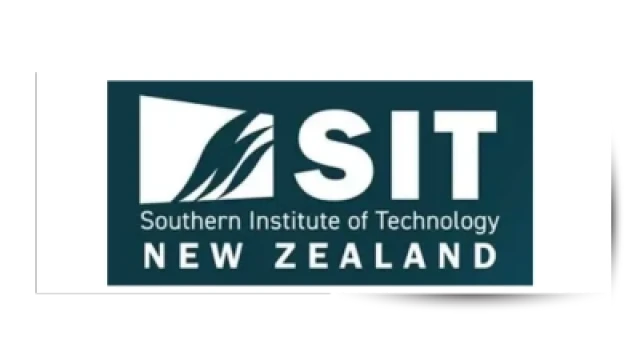 White SIT logo on green background