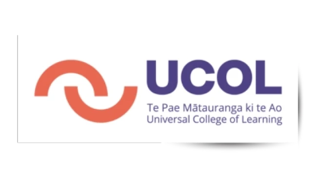 Purple UCOL logo on white background