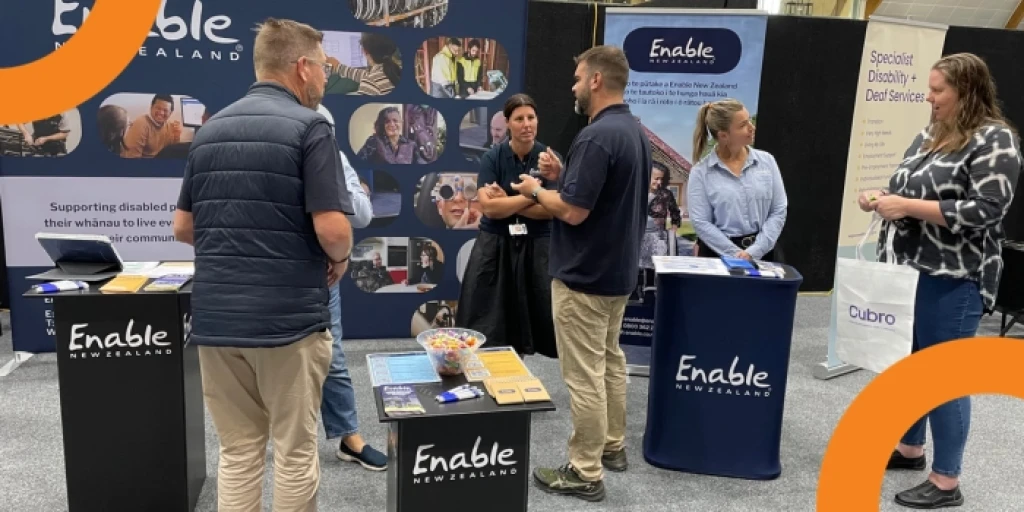 Enable New Zealand staff at the Show Your Ability expo