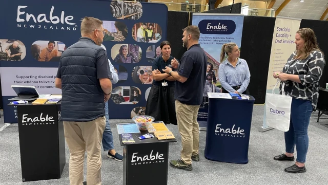 Enable New Zealand staff at the Show Your Ability expo