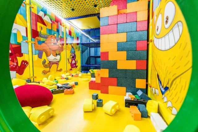 A room with building blocks at My Wonderland