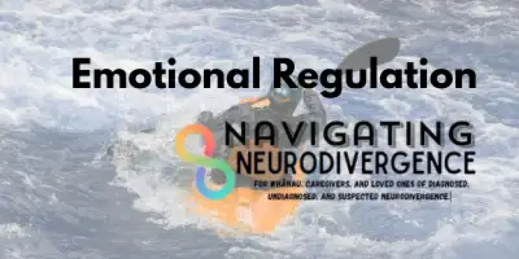 Navigating Neurodivergence written over a map