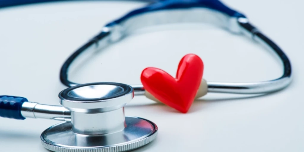 Close up of a stethoscope